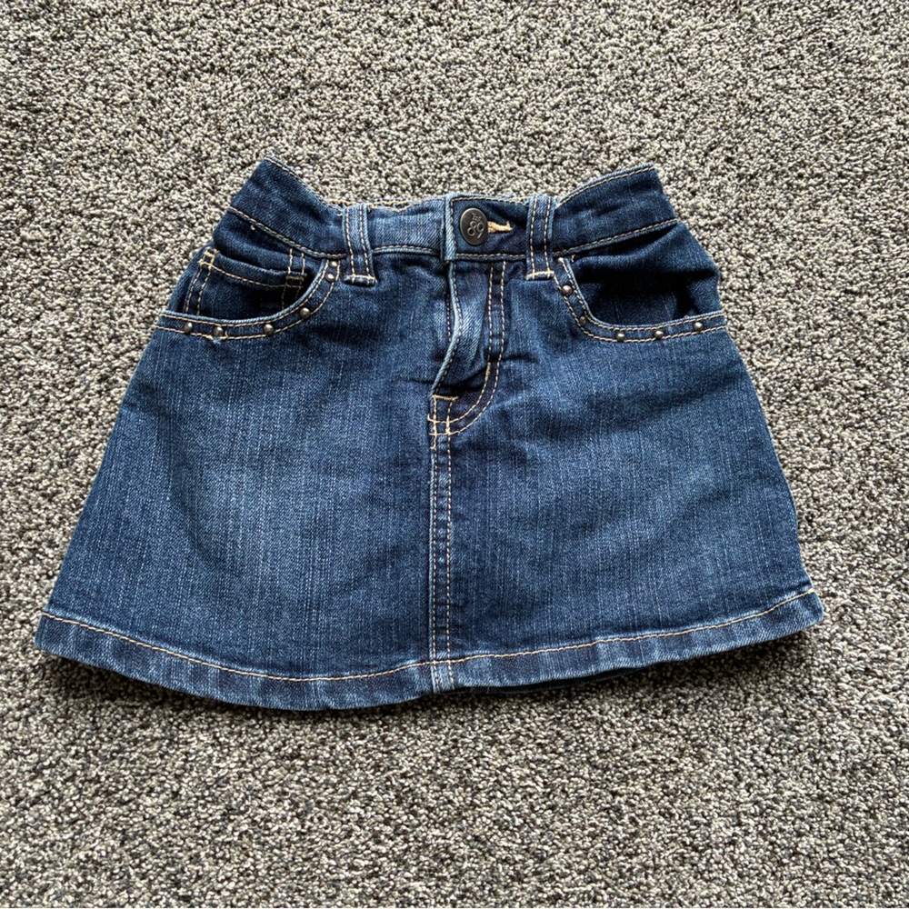 FINAL SALE 3/31/26 1989 Place Toddler Girl Denim Skort, Size 4T